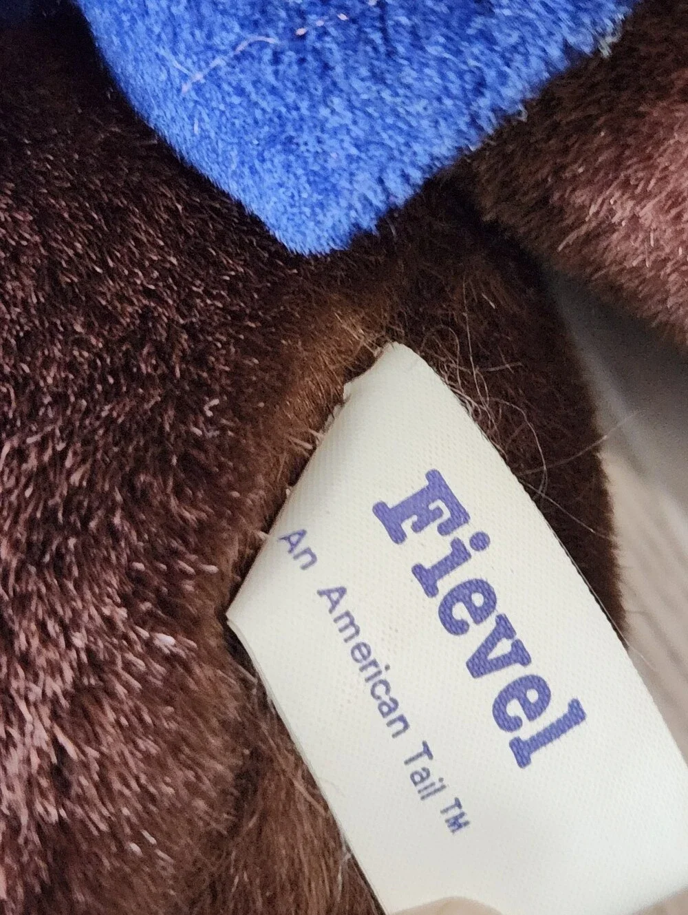 Vintage 1986 An American Tail Fievel Plush Large Sears Exclusive With Tags